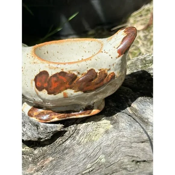 ❌SOLD❌ Vandor 1971 Japan Vintage Ceramic Goose Egg Cup - Picture 3 of 7